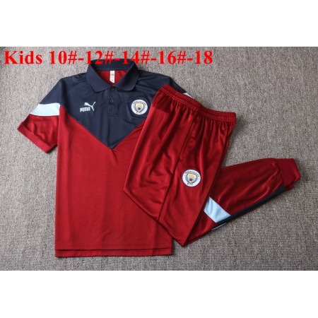 Manchester City 2020/21 Barn Tränings Polo M002